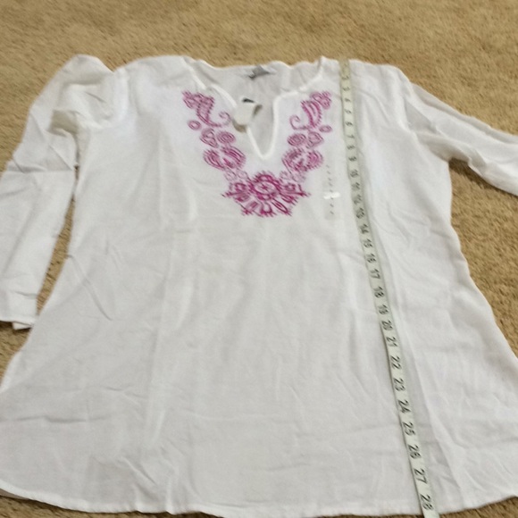 New! Gap outlet medium white cotton tunic top. - Picture 5 of 7